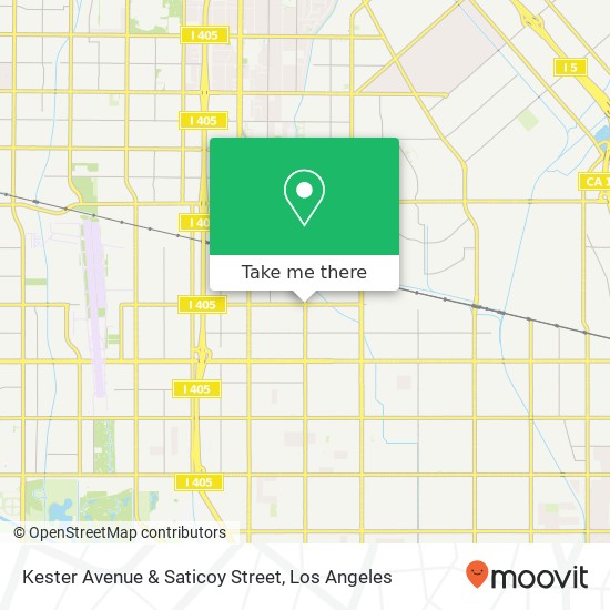 Kester Avenue & Saticoy Street map