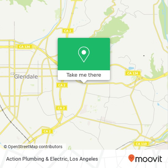 Action Plumbing & Electric map