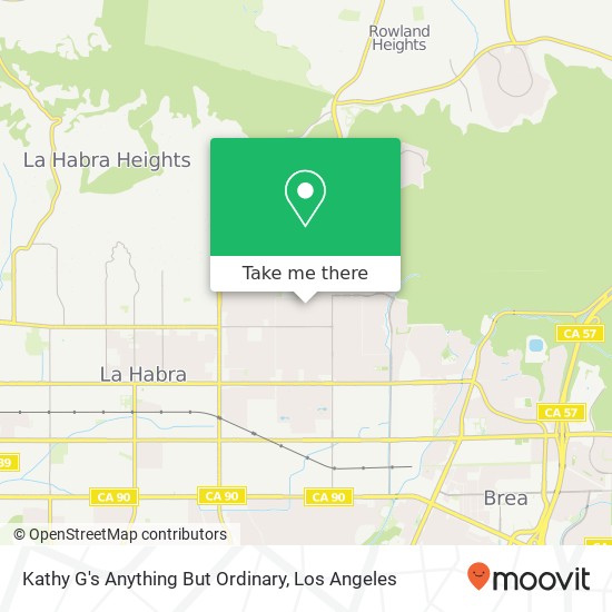 Mapa de Kathy G's Anything But Ordinary
