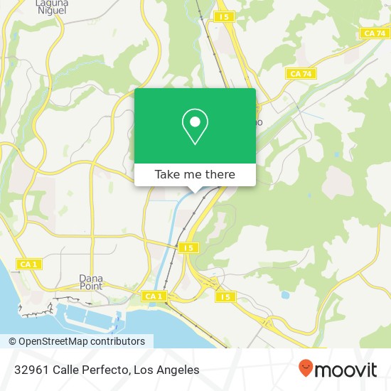 32961 Calle Perfecto map