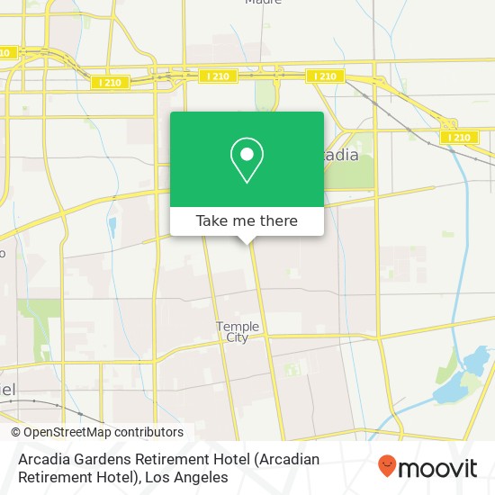Arcadia Gardens Retirement Hotel (Arcadian Retirement Hotel) map