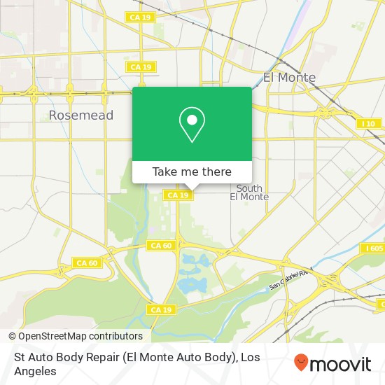 St Auto Body Repair (El Monte Auto Body) map