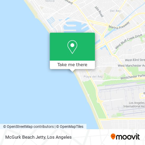McGurk Beach Jetty map