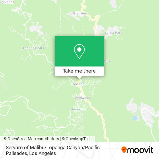 Servpro of Malibu / Topanga Canyon / Pacific Palisades map