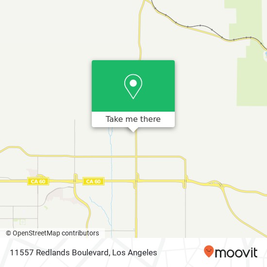 11557 Redlands Boulevard map