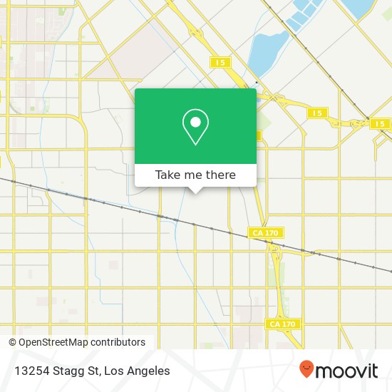 13254 Stagg St map