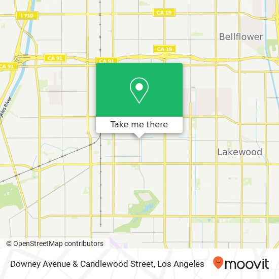 Downey Avenue & Candlewood Street map