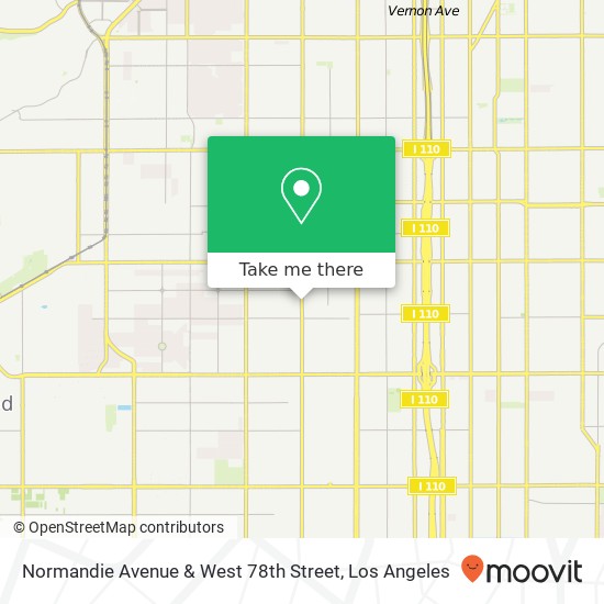 Normandie Avenue & West 78th Street map