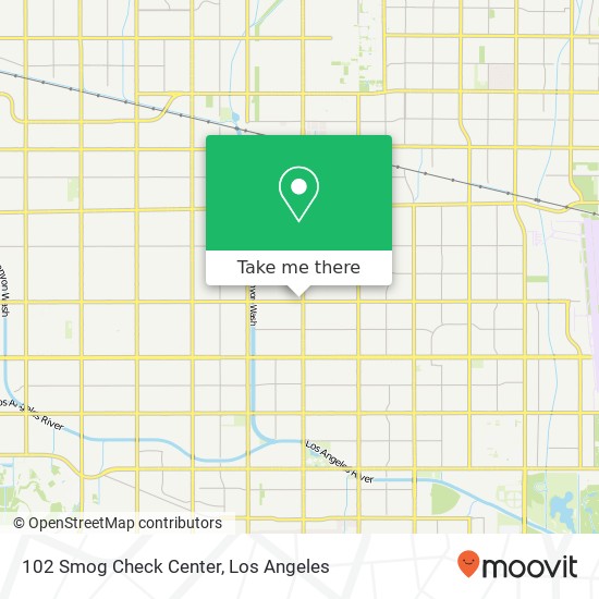 102 Smog Check Center map