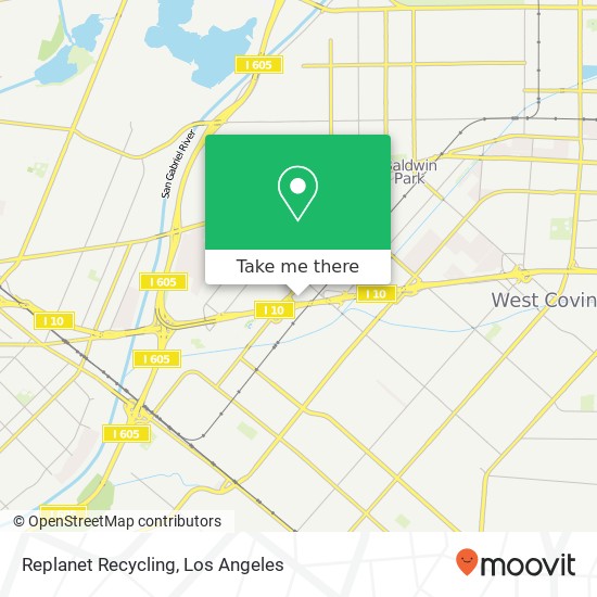 Replanet Recycling map