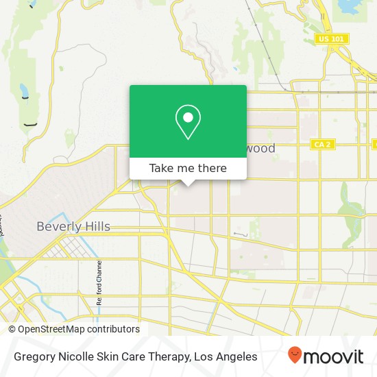 Mapa de Gregory Nicolle Skin Care Therapy