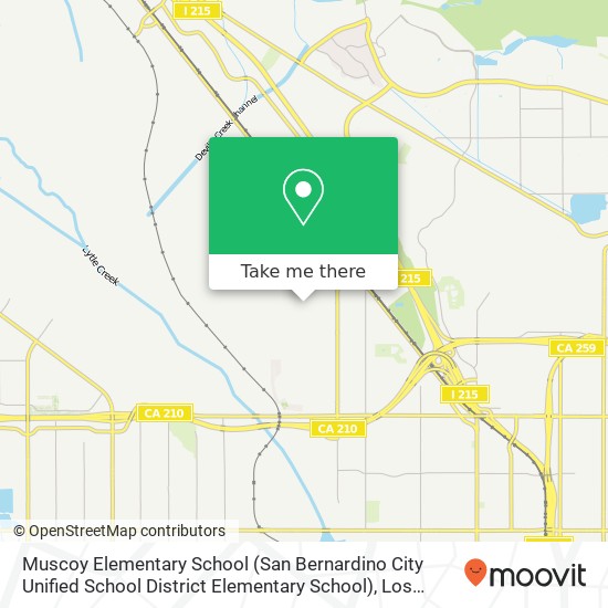 Muscoy Elementary School (San Bernardino City Unified School District Elementary School) map