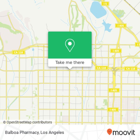 Mapa de Balboa Pharmacy