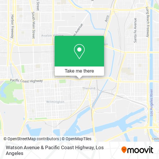 Watson Avenue & Pacific Coast Highway map