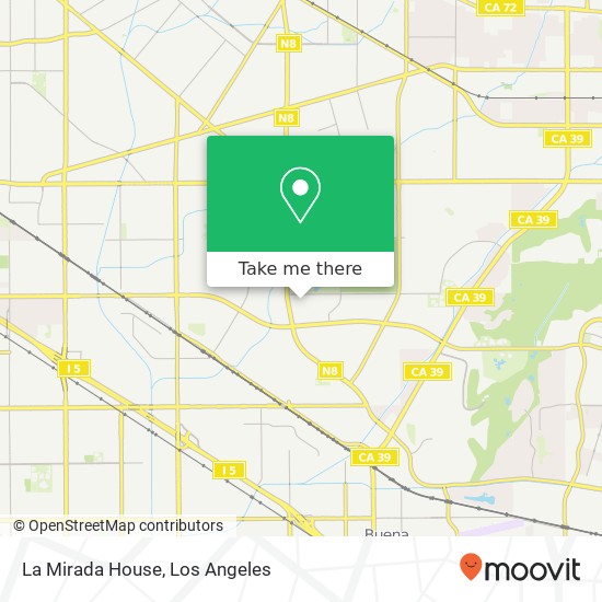 La Mirada House map