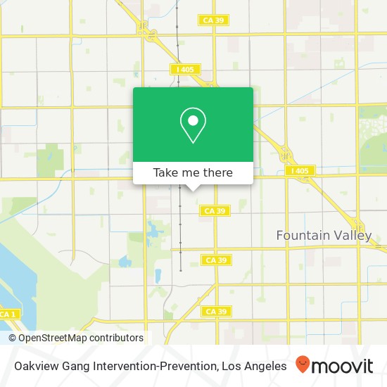 Oakview Gang Intervention-Prevention map