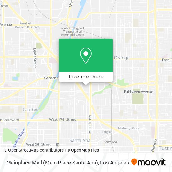 Mainplace Mall (Main Place Santa Ana) map