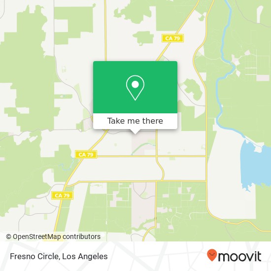 Fresno Circle map