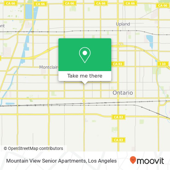 Mountain View Senior Apartments map