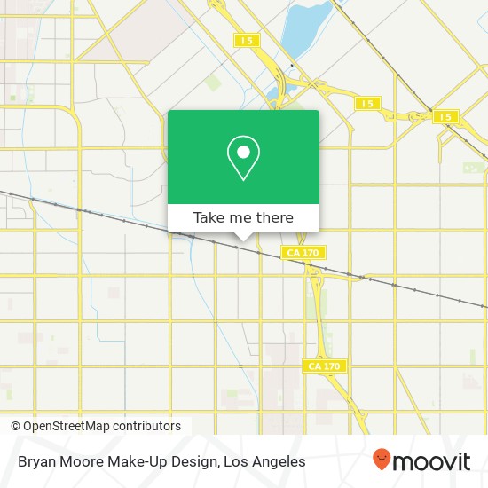 Mapa de Bryan Moore Make-Up Design