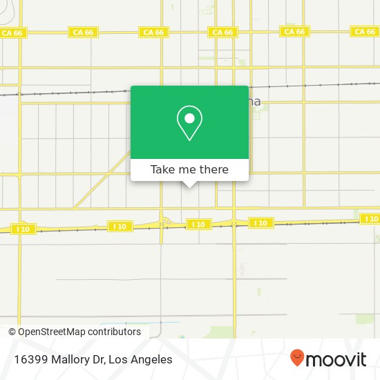 16399 Mallory Dr map
