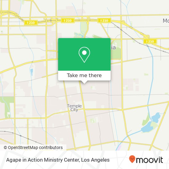 Agape in Action Ministry Center map