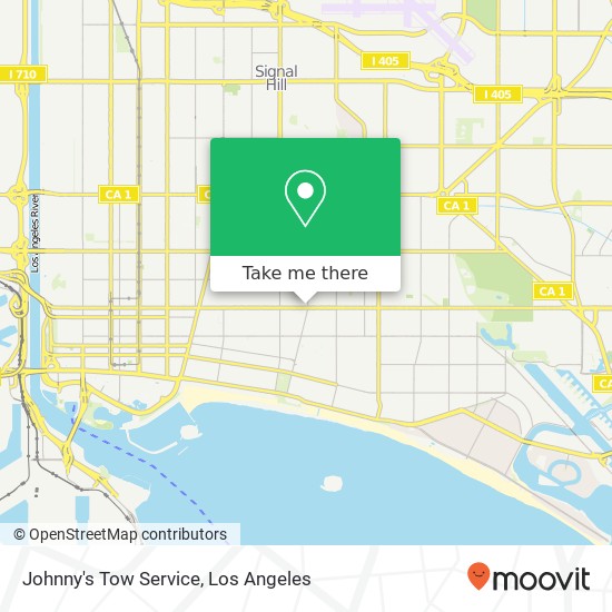 Johnny's Tow Service map