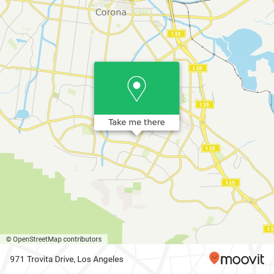 971 Trovita Drive map