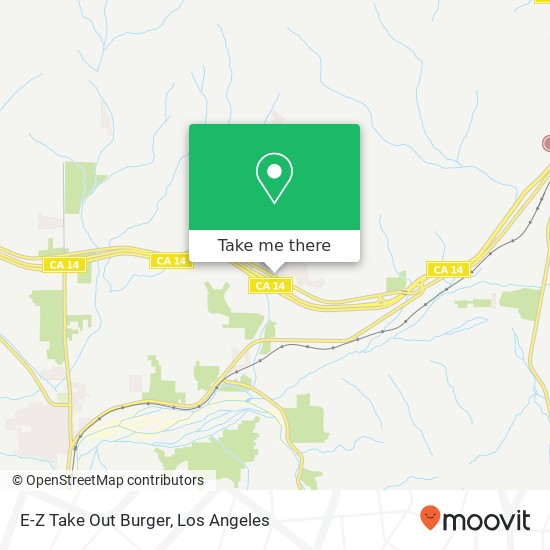 Mapa de E-Z Take Out Burger