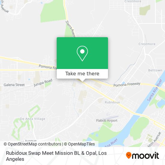 Mapa de Rubidoux Swap Meet Mission BL & Opal