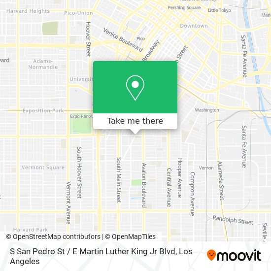 S San Pedro St / E Martin Luther King Jr Blvd map