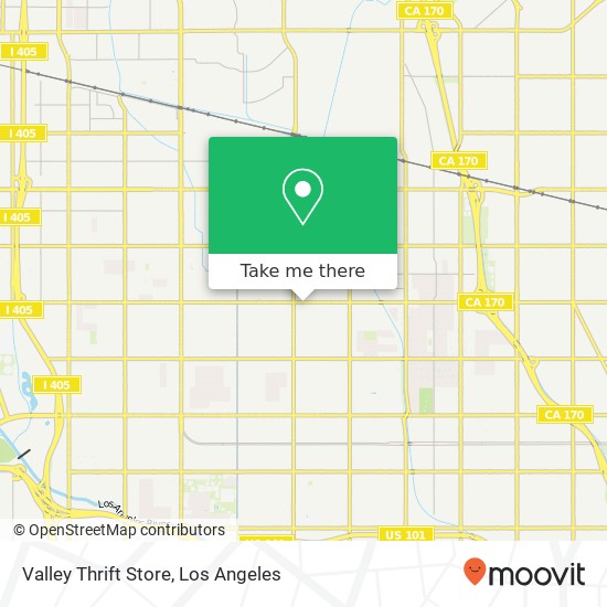 Mapa de Valley Thrift Store