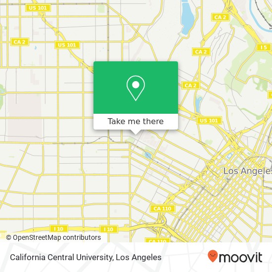 Mapa de California Central University