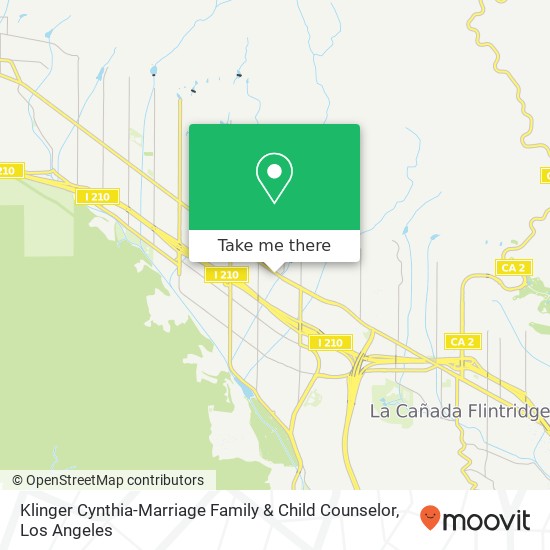 Mapa de Klinger Cynthia-Marriage Family & Child Counselor