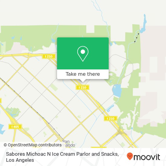 Sabores Michoac N Ice Cream Parlor and Snacks map