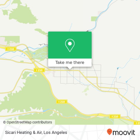 Sicari Heating & Air map