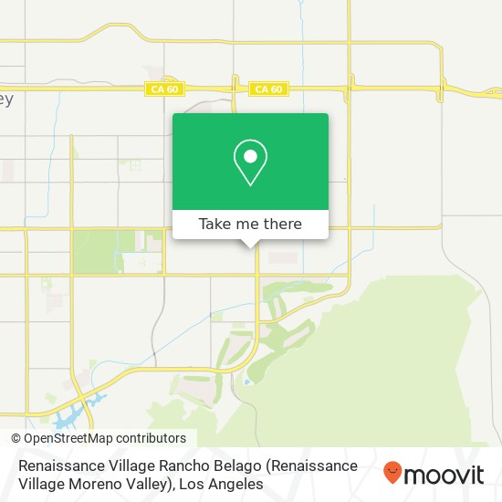 Renaissance Village Rancho Belago (Renaissance Village Moreno Valley) map