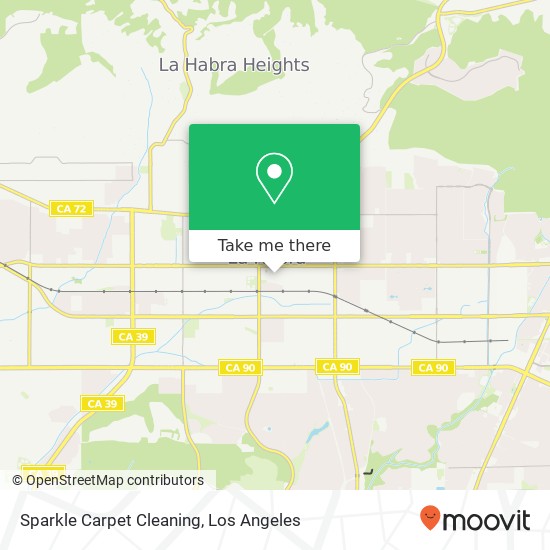 Sparkle Carpet Cleaning map