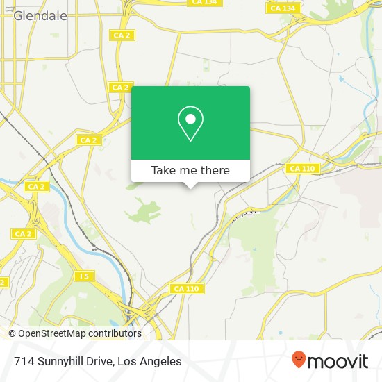 714 Sunnyhill Drive map