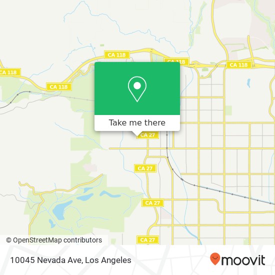 Mapa de 10045 Nevada Ave