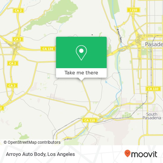 Mapa de Arroyo Auto Body
