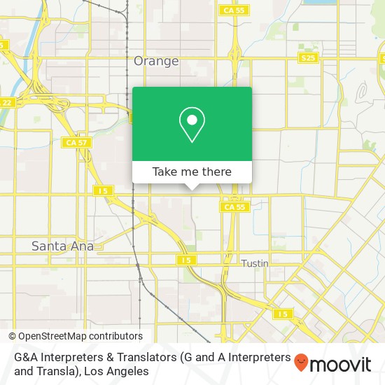 G&A Interpreters & Translators (G and A Interpreters and Transla) map