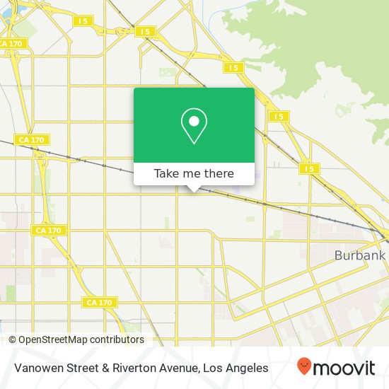 Vanowen Street & Riverton Avenue map