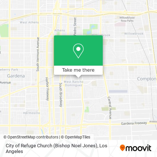 City of Refuge Church (Bishop Noel Jones) map