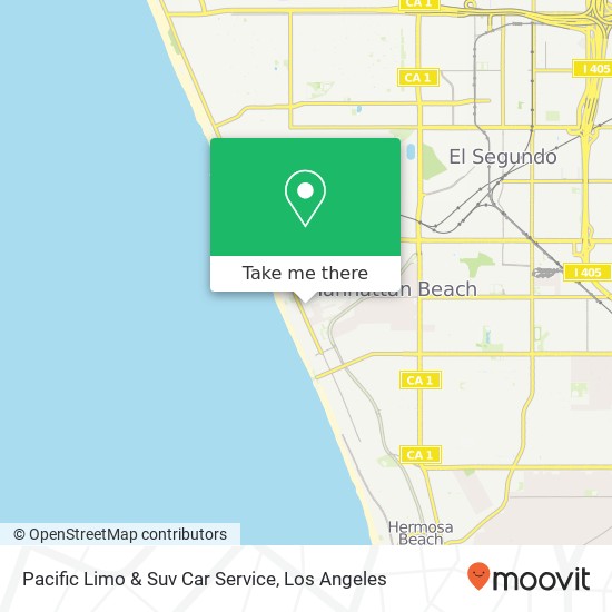 Mapa de Pacific Limo & Suv Car Service