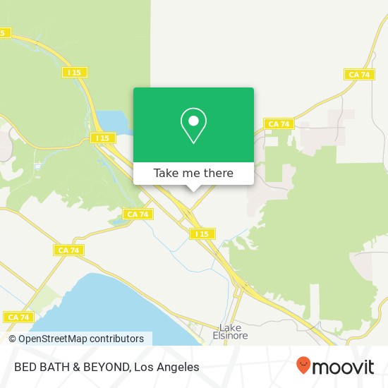 BED BATH & BEYOND map