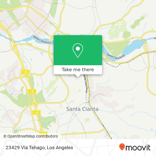 23429 Vía Tehago map