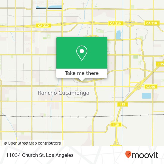 11034 Church St map