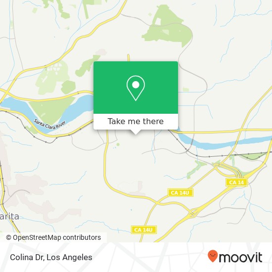 Colina Dr map