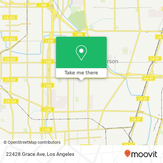 22428 Grace Ave map